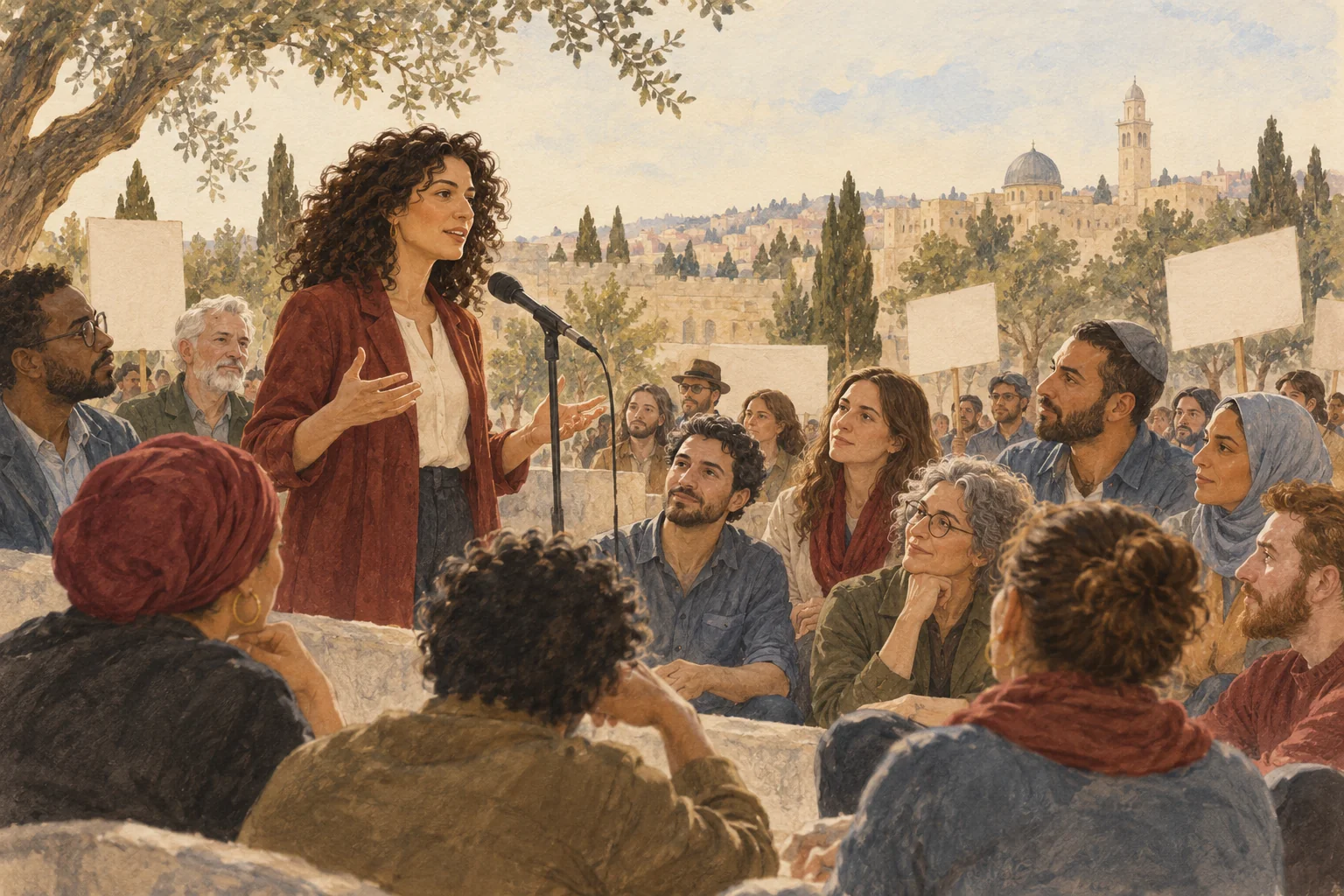 שיחה ציבורית פתוחה עם דוברת ומאזינים